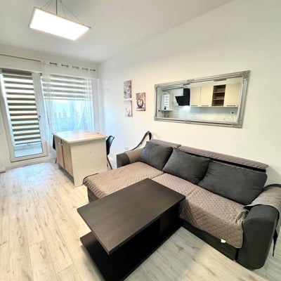 Rental of a new 1-room studio apartment, 50 m², in Bucharest, Romania